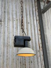 Wit lamp Industrieel stijl in Emaille,