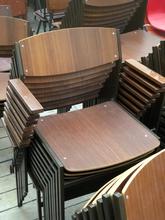 Gijs van der sluis style Chairs in Wood and iron, European 20th century