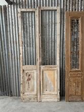 Antieke set deuren Antiek stijl in Hout en glas, europa