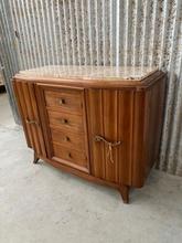 Antique style Antique chest of drawers in Wood and glass, Europe