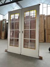 Antique style Antique set doors in Wood and glass, Europe