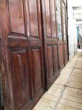 Antique style Antique big doors set in Wood