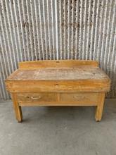 Antique style Butcher table  in Wood