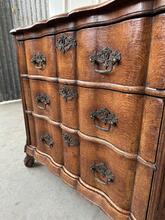 Antique style Cabinet with drawers in Oak wood 18th century