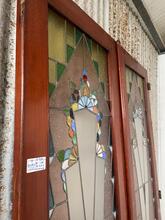 Antique style Doors in wood and glass, Europe 20e eeuw