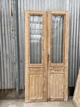 Antique style Doors in Wood and glass 20-century