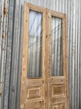 Antique style Doors in wood and glass 20e eeuw