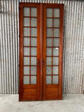 style Antique doors with glass in Wood and glass
