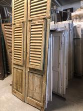 Antique style Antique high shutters set in Wood