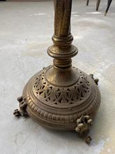 Antique style Antique lamp in iron and marmer