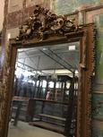 Antique style Mirror in Wood and Glass 19th Century
