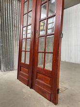 style Antique set doors with glass