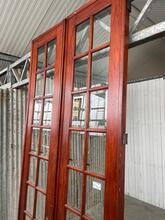 style Antique set doors with glass