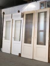 Antique style Antique set doors with glass in Wood and glass