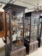 Antique style Antique showcase in wood and glass
