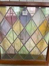 Antique style Stained glass window in Wood