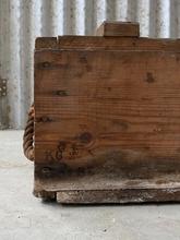 Antique style Storage box in Wood and iron