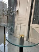 Antique style Antique table in glass and iron