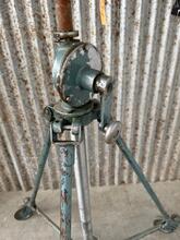 style Antique tripod lamp in Iron and glass