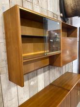 Design style Design wall unit in wood and glass