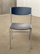 Industrial style Gijs van der sluis chairs  in wood and iron, Europe 20e eeuw