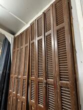 Vintage style Antique shutters in wood, Europe 20e eeuw