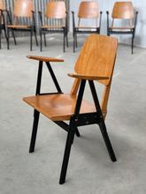 Vintage  style Chairs in wood, Dutch 1950