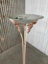 style Vintage floorlamp 1970s  in Iron and glass