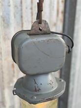 Industrial style Grey lamp in Iron and glass