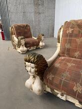 Zeemeermin fauteuil Vintage stijl in Hout, Europa
