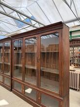 Winkelkast Antiek stijl in Hout en glas,
