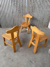 Design  style Chairs in wood, Europe 1980