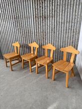 Design  style Chairs in wood, Europe 1980