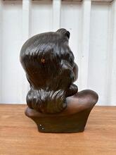 Art deco gips beeld vrouw antiek 1920-1939