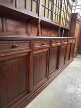 Barkast Antiek stijl in Hout en glas , Europa