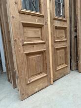 Deuren  Antiek stijl in Hout, ijzer en glas,