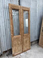 Deuren met glas Antiek stijl in Hout en glas , Europa 20-eeuw