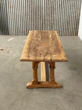 Eettafel Antiek stijl in Hout, Frankrijk 20e eeuws