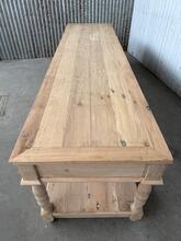 Reproductietafel oud eikenhout Antiek  stijl in hout , Europa  Reproductuctie