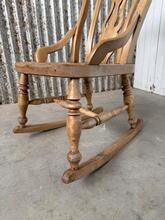 Schommelstoel Antiek stijl in Hout,