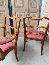 Stoelen Antiek stijl in Hout, Europa 18e eeuws