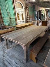 Tafel Antiek stijl in Hardhout, Sri-Lanka 20e eeuw