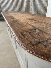 Toonbank Antiek stijl in Hout eiken ,