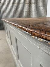 Toonbank Antiek stijl in Hout eiken ,