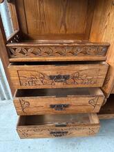 Wandmeubel Antiek stijl in Hout,