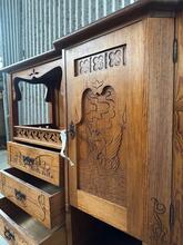 Wandmeubel Antiek stijl in Hout,