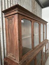 Winkelkast Antiek stijl in hout en glas, 20e eeuw