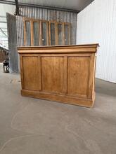 Antieke toonbank oud grenen
