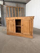 Antieke toonbank oud grenen