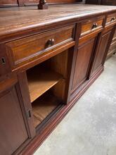 Antique style Bar cabinet in Wood and glass, Europe 1900s
